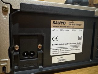 Reproductor VHS Sanyo VHR-M430