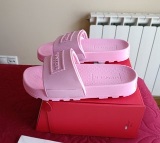 Sandalias Hunter plataforma rosa Talla 38 y 39