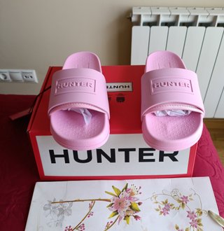 Sandalias Hunter plataforma rosa Talla 38 y 39