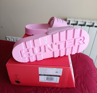 Sandalias Hunter plataforma rosa Talla 38 y 39