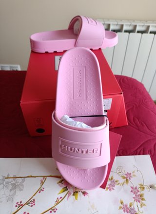 Sandalias Hunter plataforma rosa Talla 38 y 39