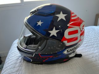 Casco SHOEI 93 Stars & Stripes