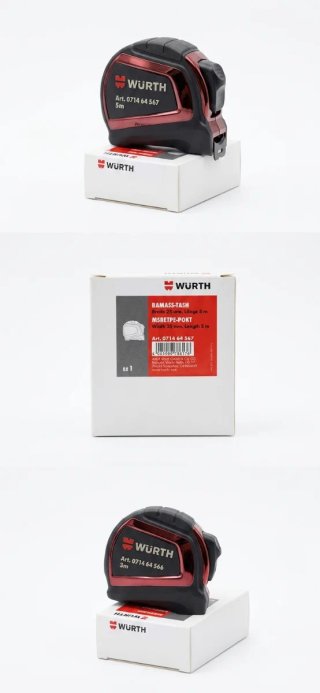 Cinta métrica Würth 3m y 5m