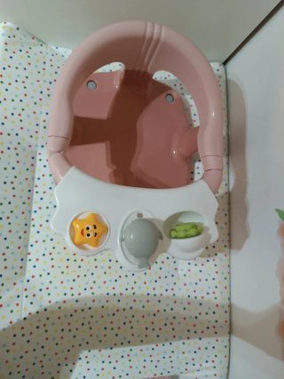 Asiento Baño Bebé Rosa