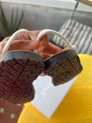 Sandalias Niña Angelitos Blancas Talla 25