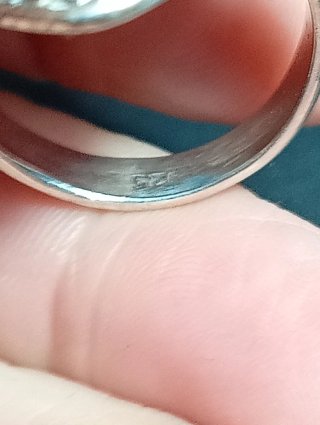 Anillo Plata Ley Turquesa Lágrima