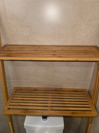 Scaffalatura Bagno/Lavatrice in Bambù