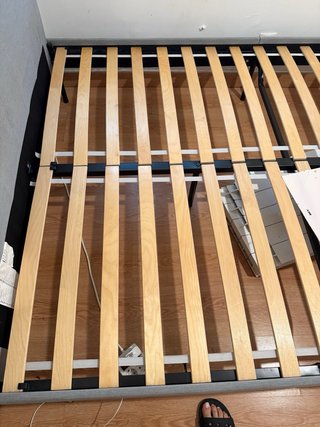Estructura Cama Ikea Gris Tela