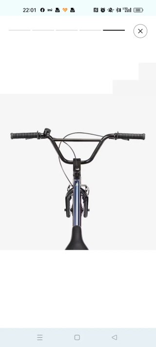 Bicicleta BMX 20 Btwin Wipe Azul