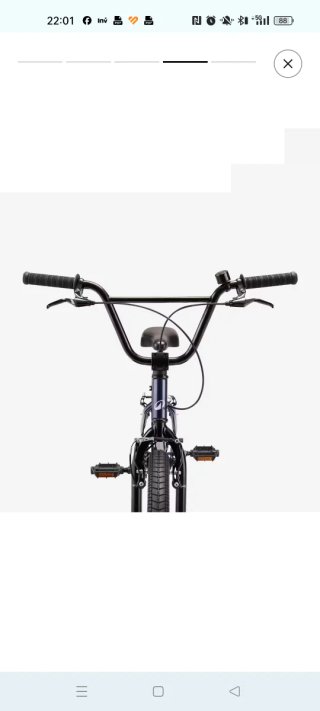 Bicicleta BMX 20 Btwin Wipe Azul