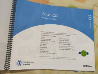 Libro Música Nuevo Acordes Primaria 3