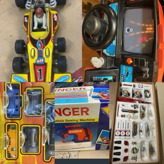 Lote de juguetes y cómics