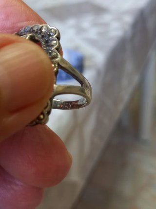 Anello Argento 925 con granati