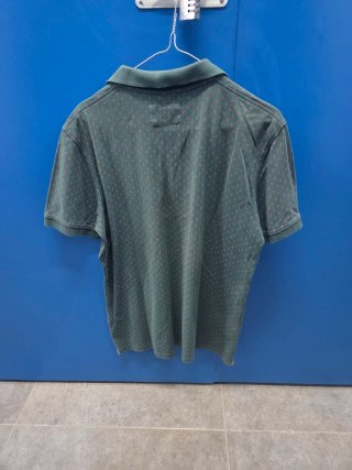 Polo Sfera Verde Estampado Talla L