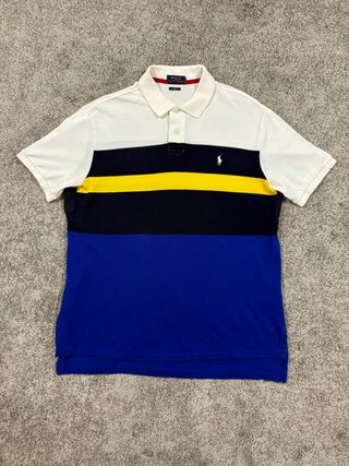 Polo Ralph Lauren colorblock rayas azul L