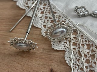 Aderezo Fallera Niña Racimo de Perlas