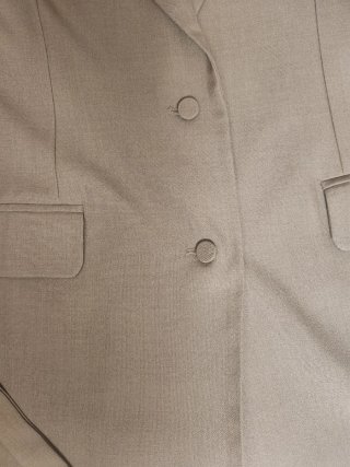 Blazer Shein manga corta gris Talla M