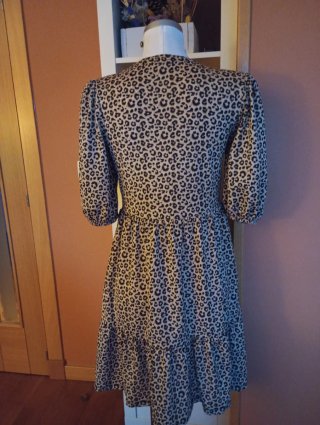 Vestido animal print talla S