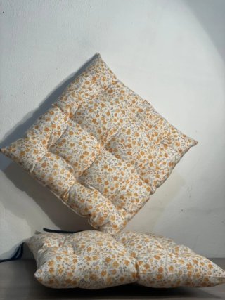 4 Cojines Florales para Silla