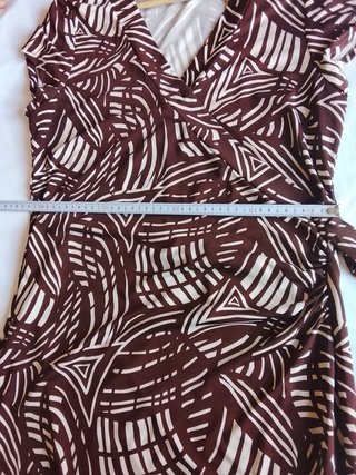 Vestito Vintage Real BHS Taglia M Stampato
