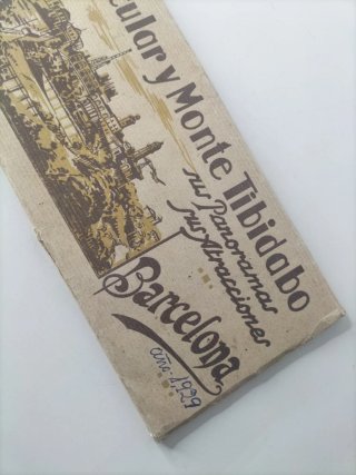Funicular y Monte Tibidabo Barcelona 1929