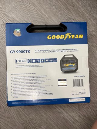 Maletín Herramientas Goodyear 99 Piezas