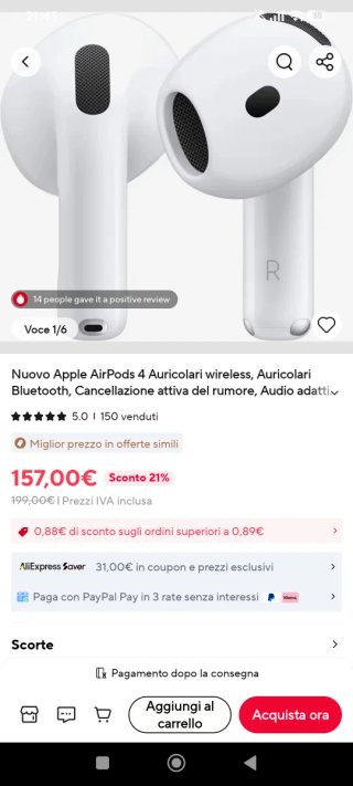 Informazioni su prodotti Marshall, Bose, Apple