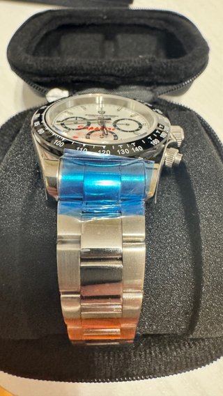Reloj Pagani Design Daytona Plata/Blanco