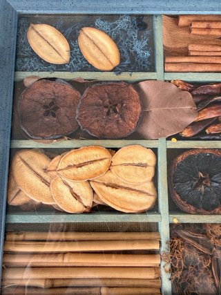 Vassoio decorativo legno e vetro