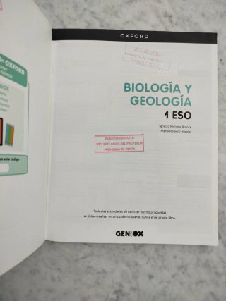 Biología y Geología 1º ESO. Libro del estudiant...
