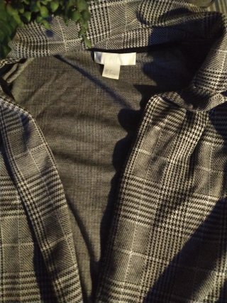 Americana cuadros talla 40 gris