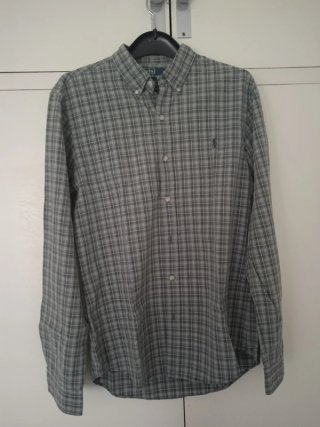 Camisa Polo Ralph Lauren Cuadros, talla M Slim Fit