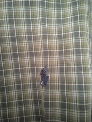 Camisa Polo Ralph Lauren Cuadros, talla M Slim Fit