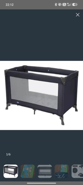 Cuna de viaje plegable