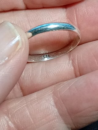 Anillo Plata Ley Luna Piedra Lágrima