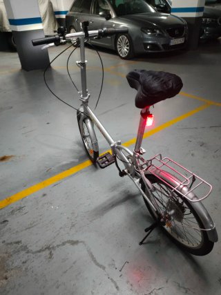 Bicicleta Plegable Stats Team Plata
