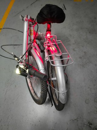 Bicicleta Plegable Stats Team Plata