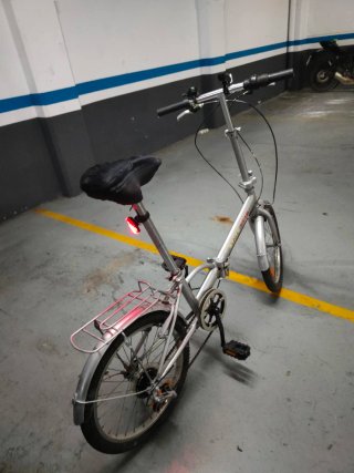 Bicicleta Plegable Stats Team Plata