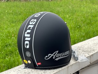 Casco Moto jet Negro mate