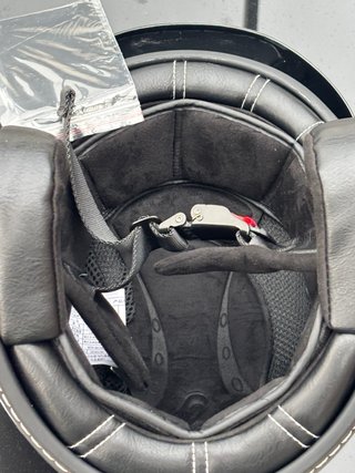 Casco Moto jet Negro mate