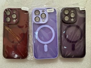 Caja lote fundas iPhone 16 varias unidades nuevas