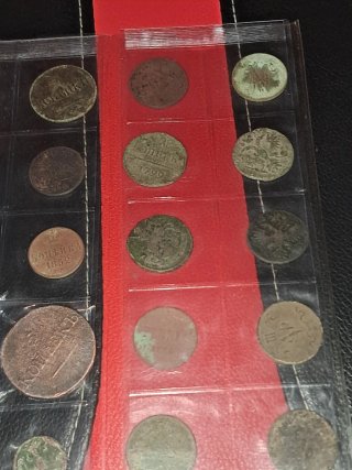 Colección de monedas antiguas