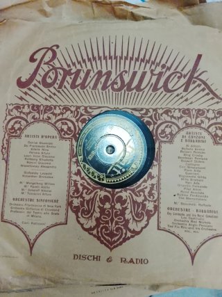 Disco Vinile Antico Ondulazioni
