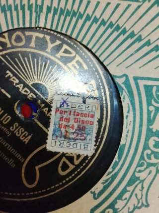 Disco Vinile Antico Ondulazioni