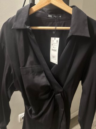 Vestido Zara Negro Talla M