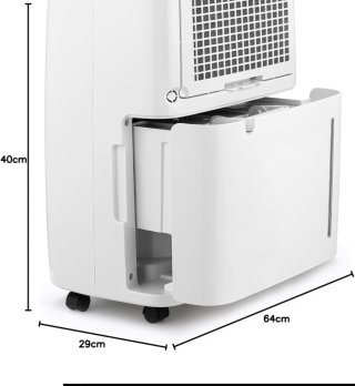 Deshumidificador Linsar 20L/día - 6L Depósito