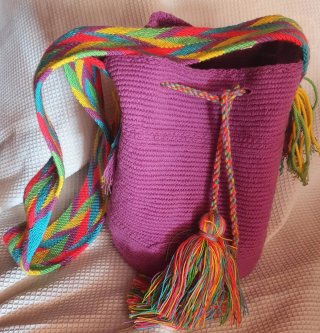 Bolso Wayuu Multicolor Tejido