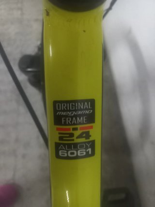 Bicicleta Megamo 24 Amarilla