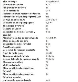 Lavadora Secadora Candy Nueva COW4854TWM6/1-S