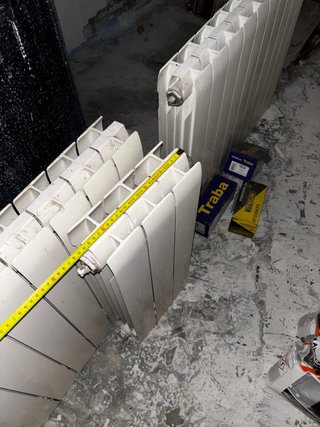 Conjunto 10 radiadores de gas.